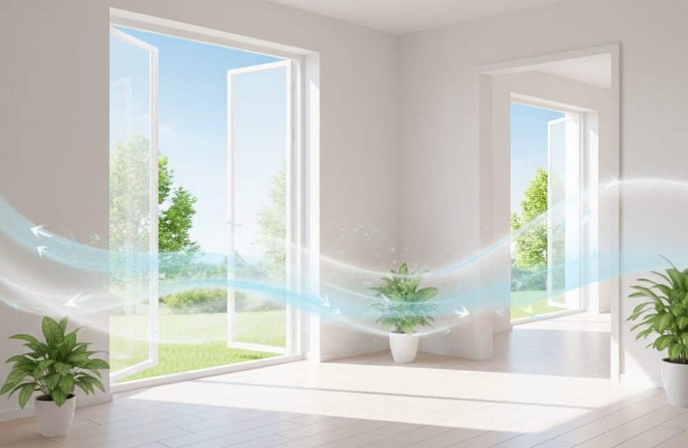 Thông gió tự nhiên đúng cách để cải thiện không khí