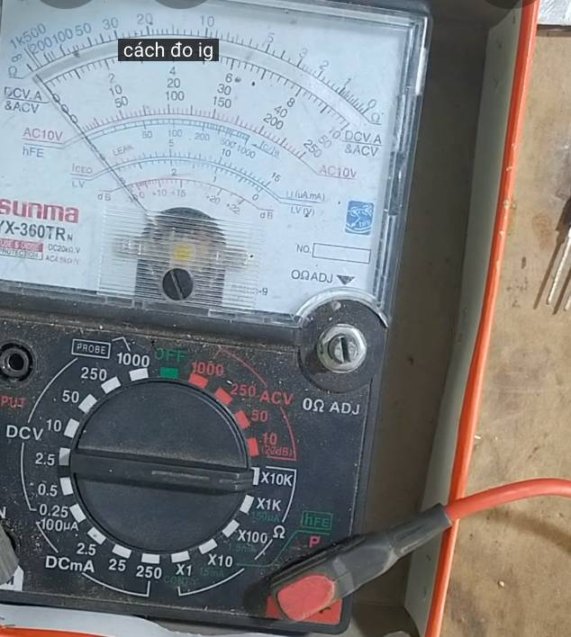 cach do IGBT con hoat dong hay khong?