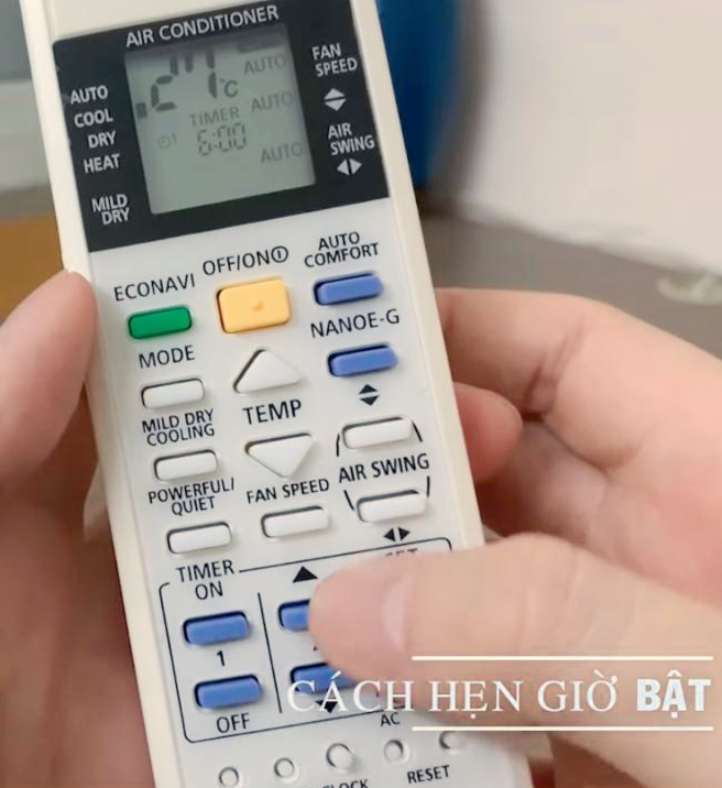 chon tang giam de cai dat hen gio bat tat dieu khien dieu hoa