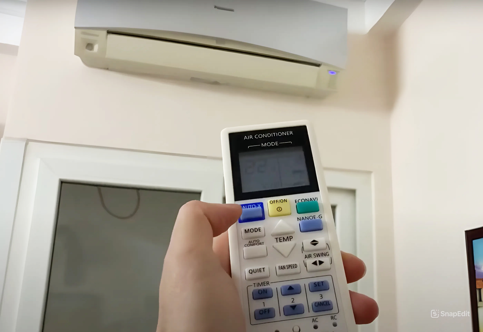 cách bật chế độ iAuto-X của điều hoà Panasonic