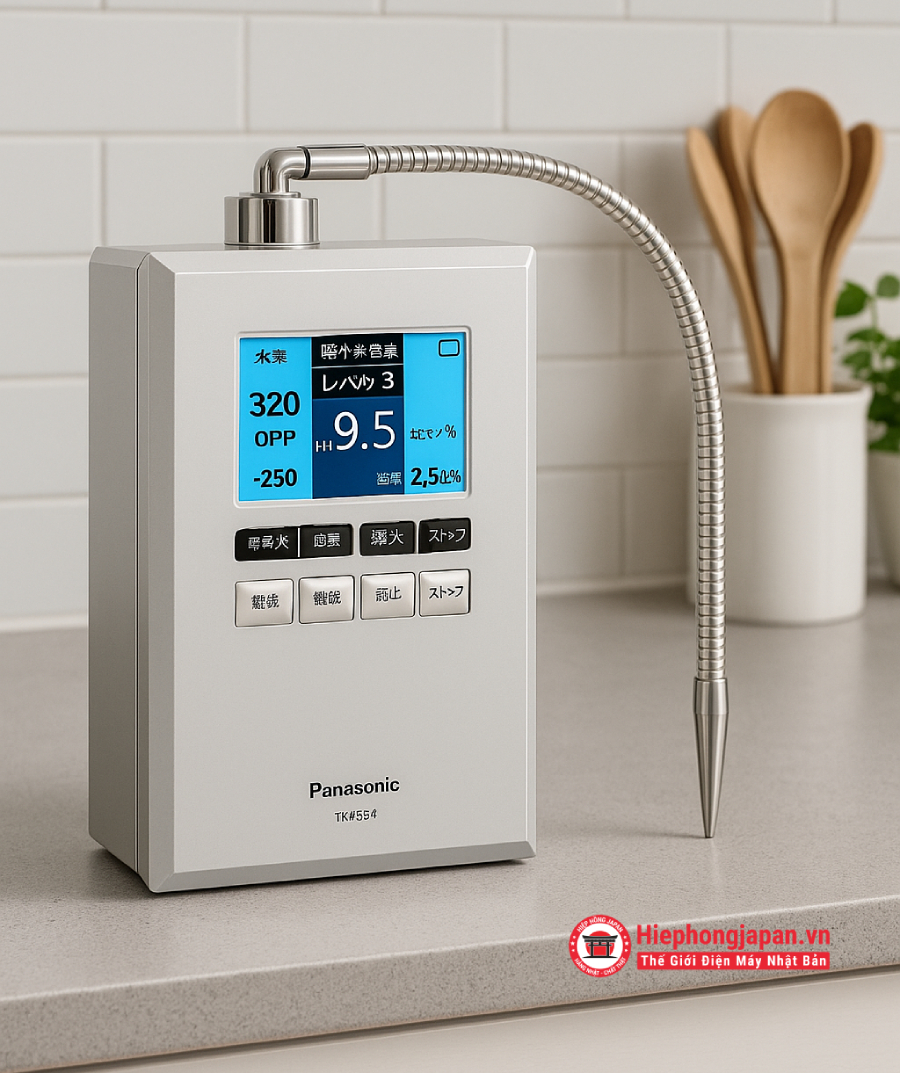 cách thay lõi lọc máy lọc nước Ion kiềm Panasonic TK-HS92
