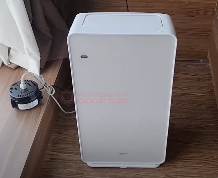 cach ve sinh may loc khong khi hitachi