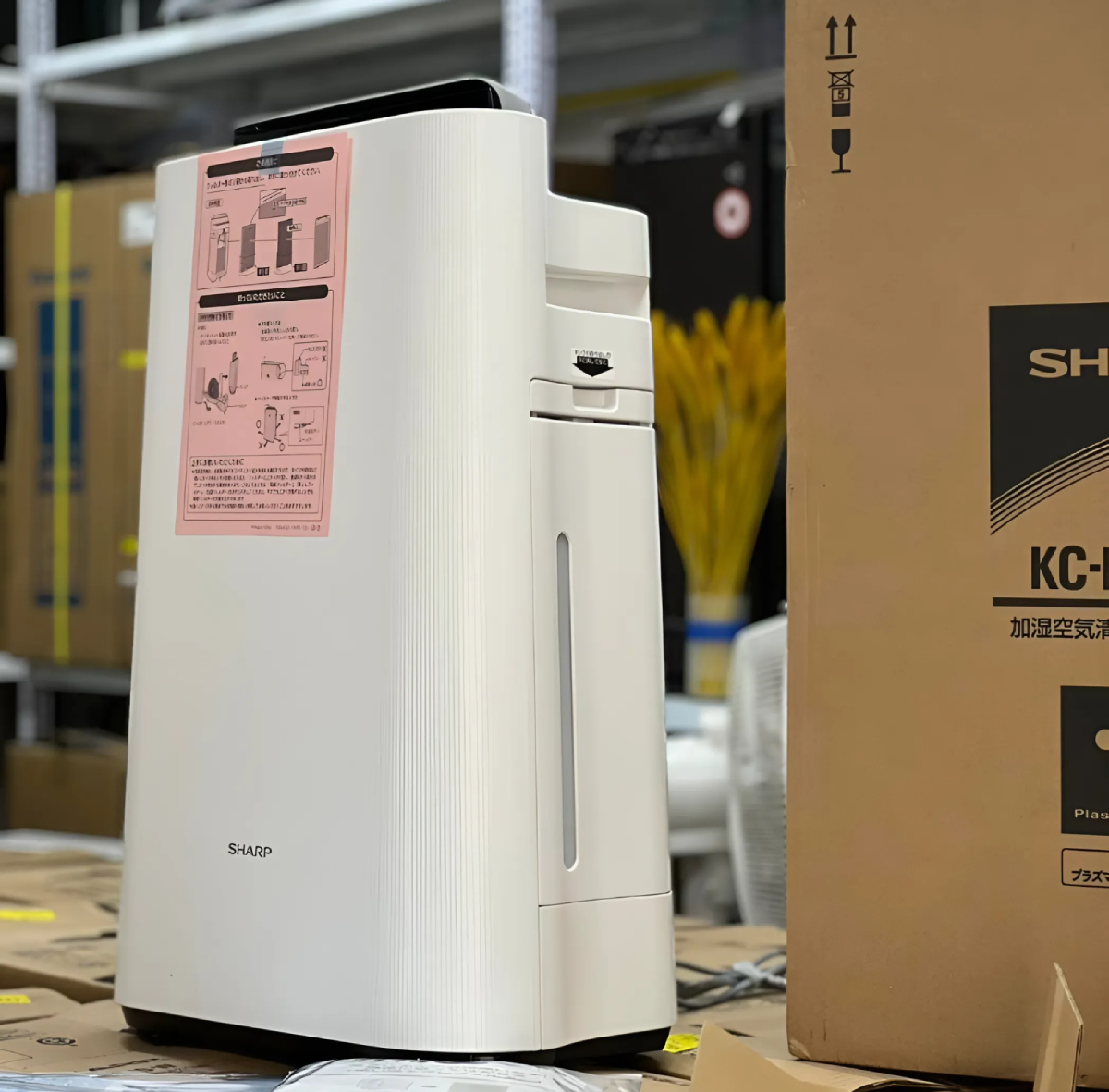 cach ve sinh may loc khong khi sharp