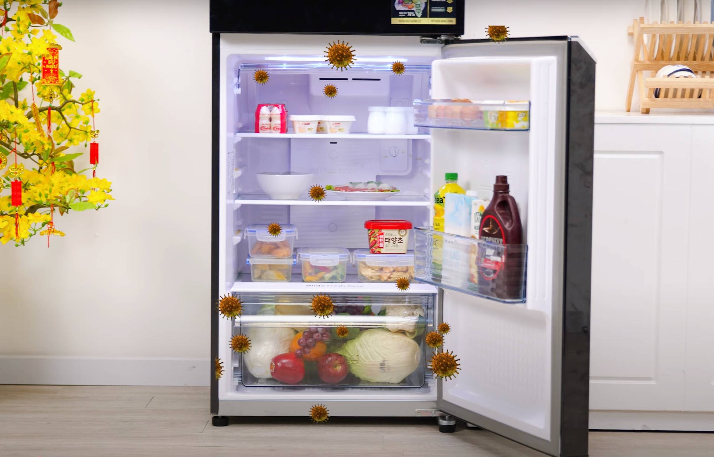 cach ve sinh tu lanh chuan