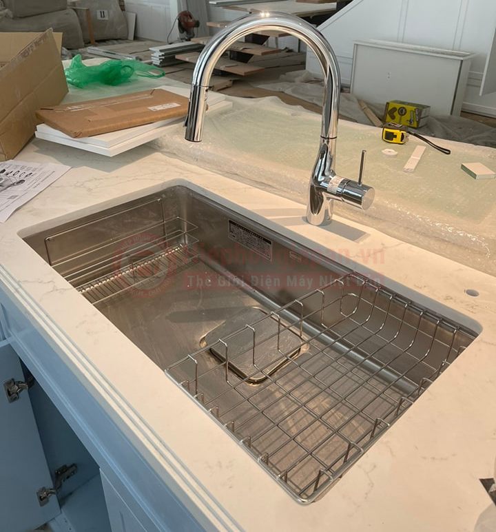 Chậu rửa bát 1 hố kiểu Nhật hiện đại