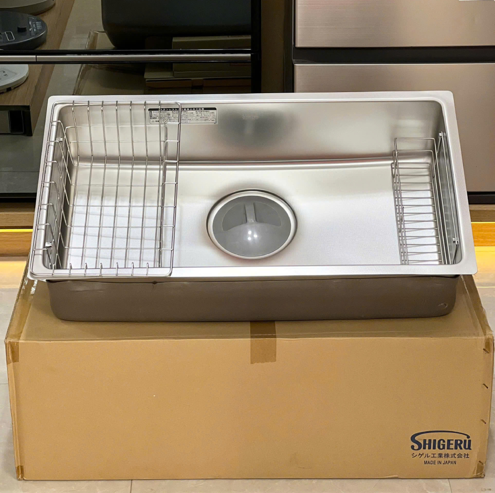 chậu rửa bát Shigeru LE JSL-K FS nội địa Nhật