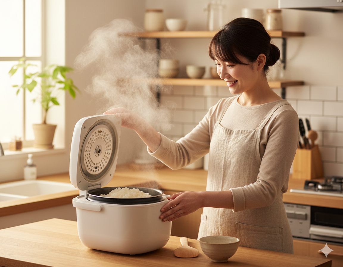 Nồi cơm điện cao tần IH nội địa Nhật Bản mang lại bữa cơm dẻo thơm và ấm cúng