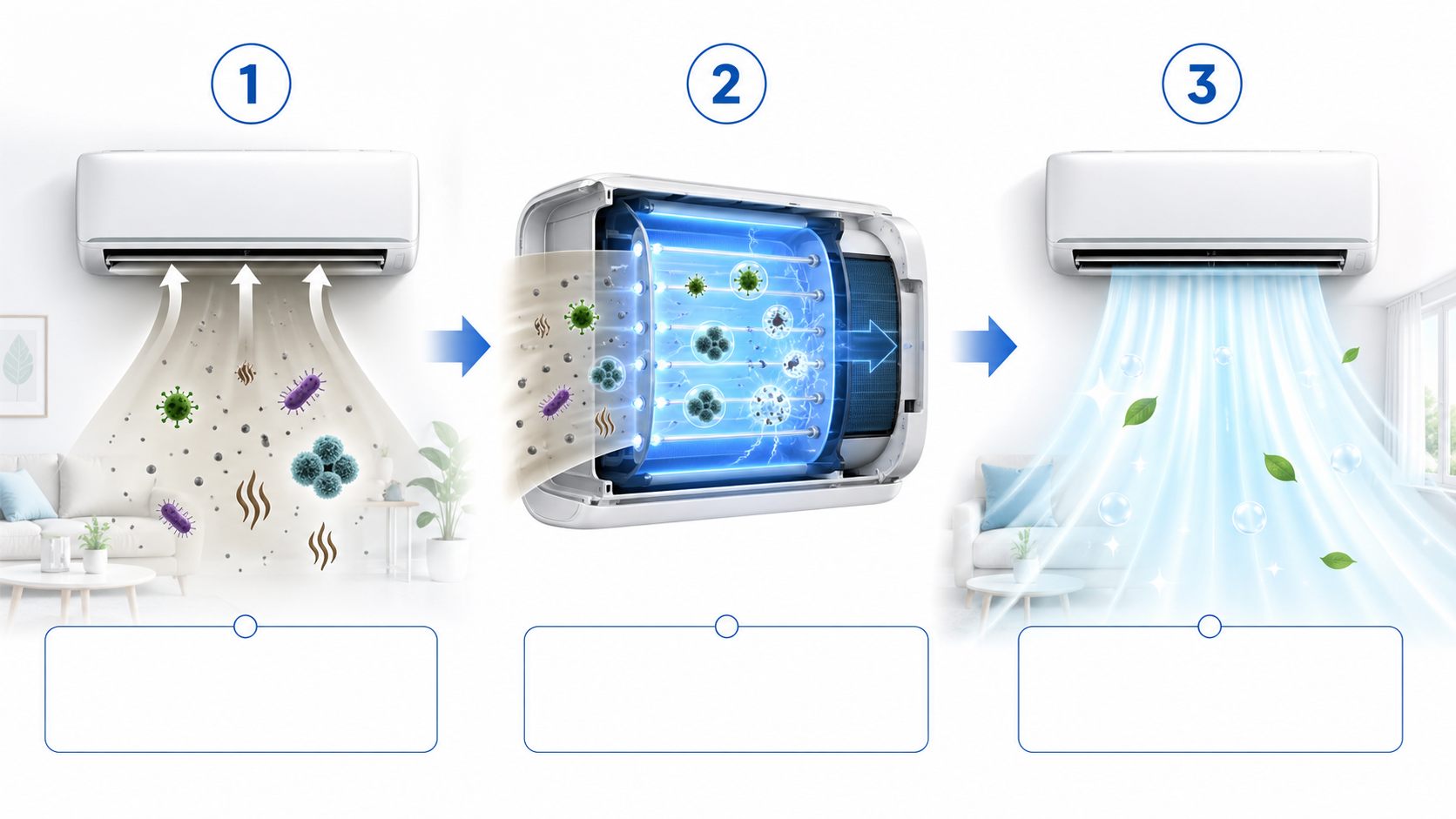 Nguyên lý hoạt động của công nghệ Plasma Quad trên điều hòa