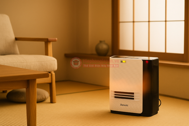 Lợi ích của công nghệ sưởi gốm trong các máy sưởi gốm nội địa Nhật