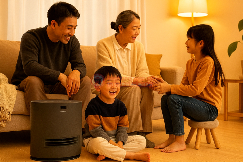 Công nghệ sưởi gốm rất an toàn cho người sử dụng