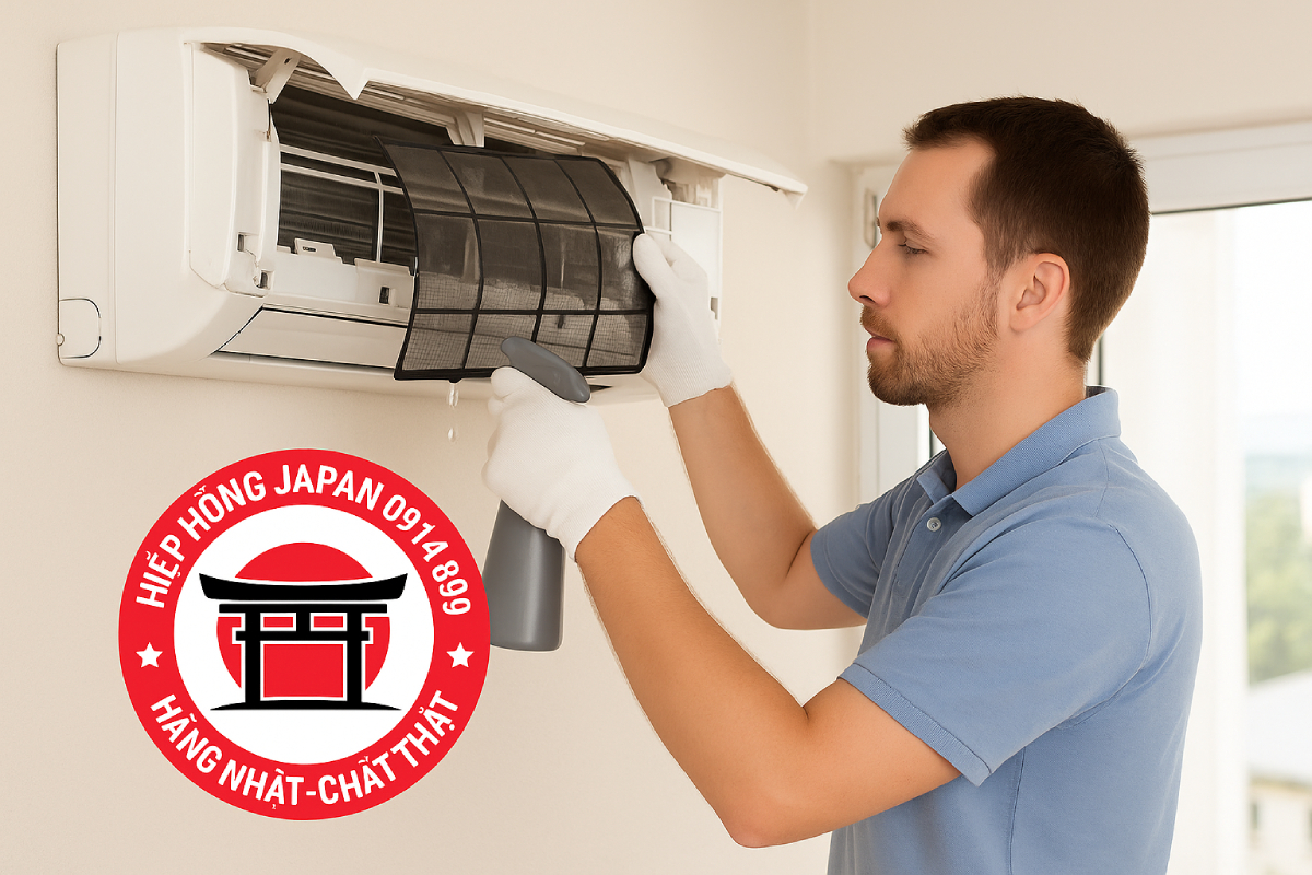 dàn lạnh bị bụi bẩn, không được bảo dưỡng định kỳ