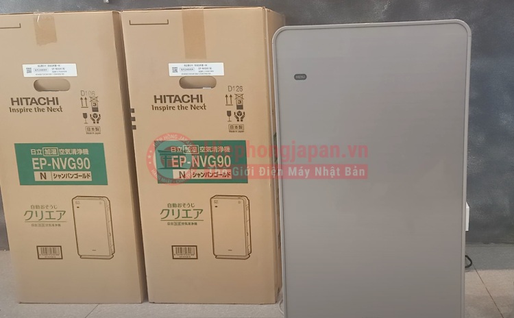 danh gia chi tiet may loc khong khi Hitachi EP NVG90