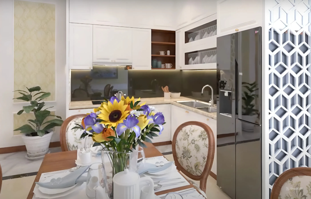 dat tu lanh o ben trai so voi bep