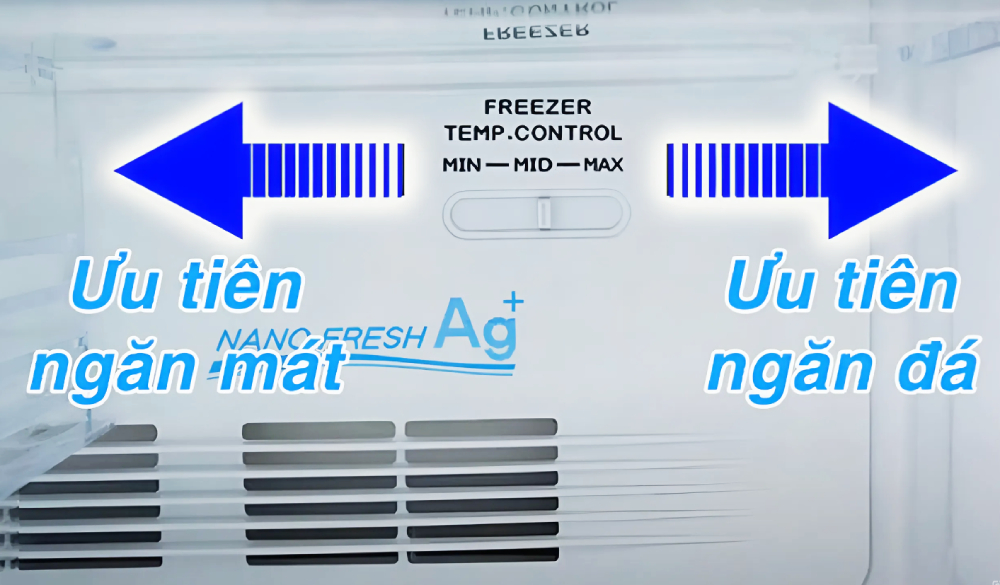 dieu chinh nhiet do tu lanh phu hop