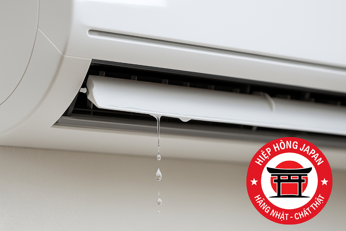 tại sao điều hoà bị chảy nước?