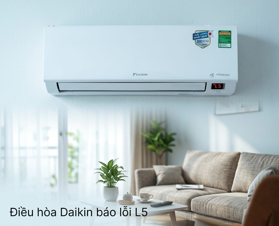 Lỗi L5 trên điều hòa Daikin
