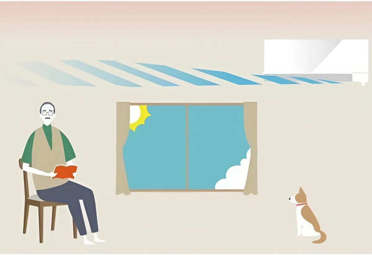 MSZ-GV2825-W Hoạt động siêu êm – Không gian yên tĩnh tuyệt đối