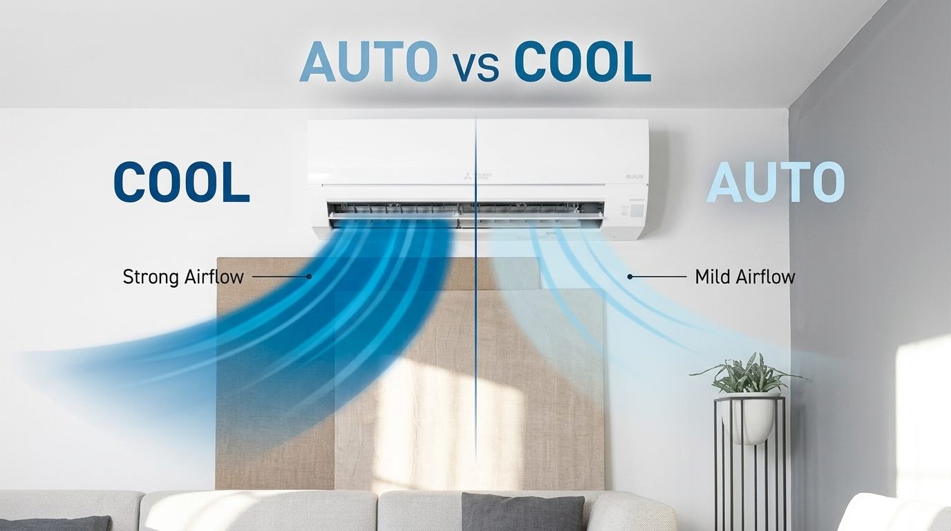 Điều hoà nên để chế độ Auto hay Cool?
