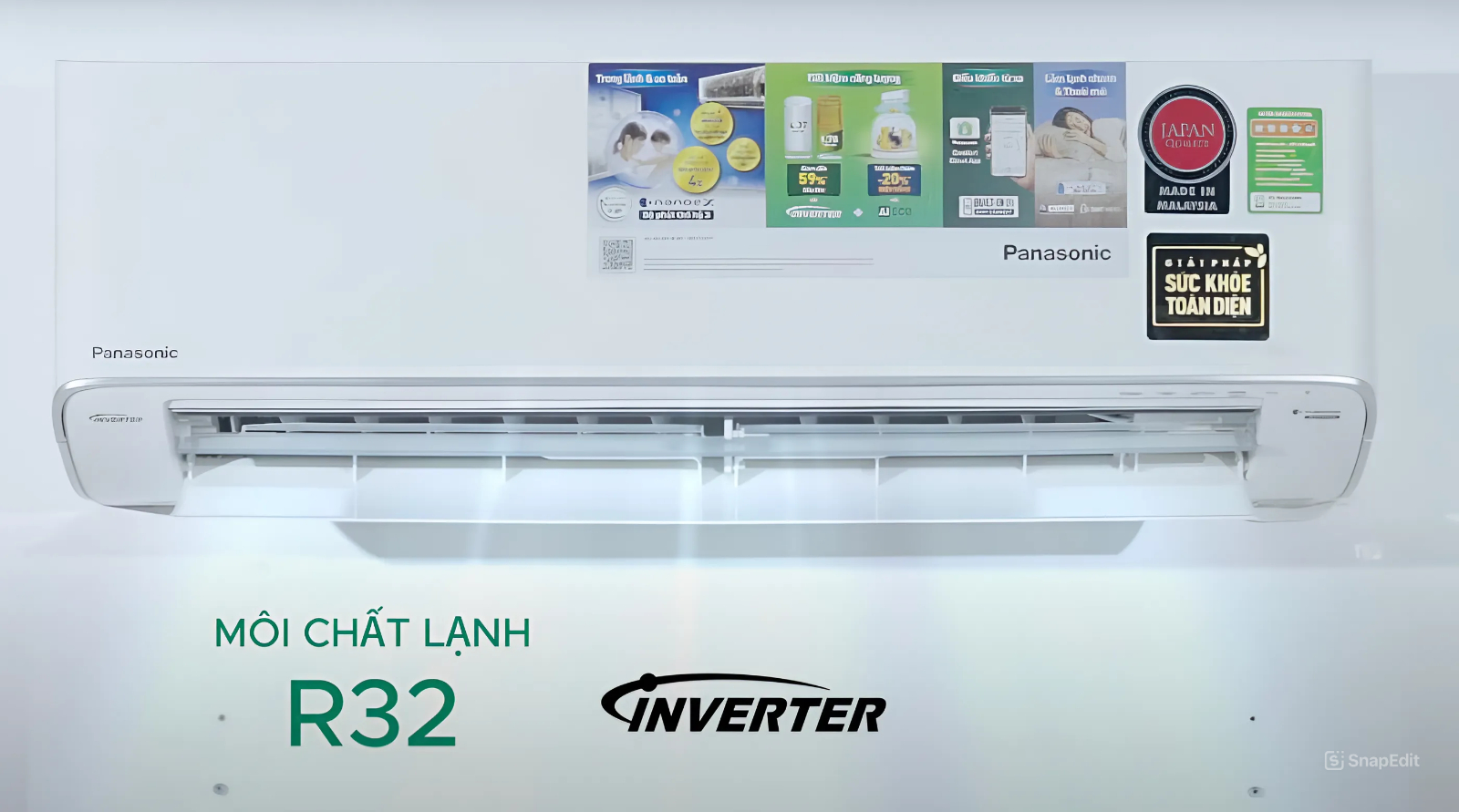 Gas R32 ứng dụng trong điều hoà Panasonic