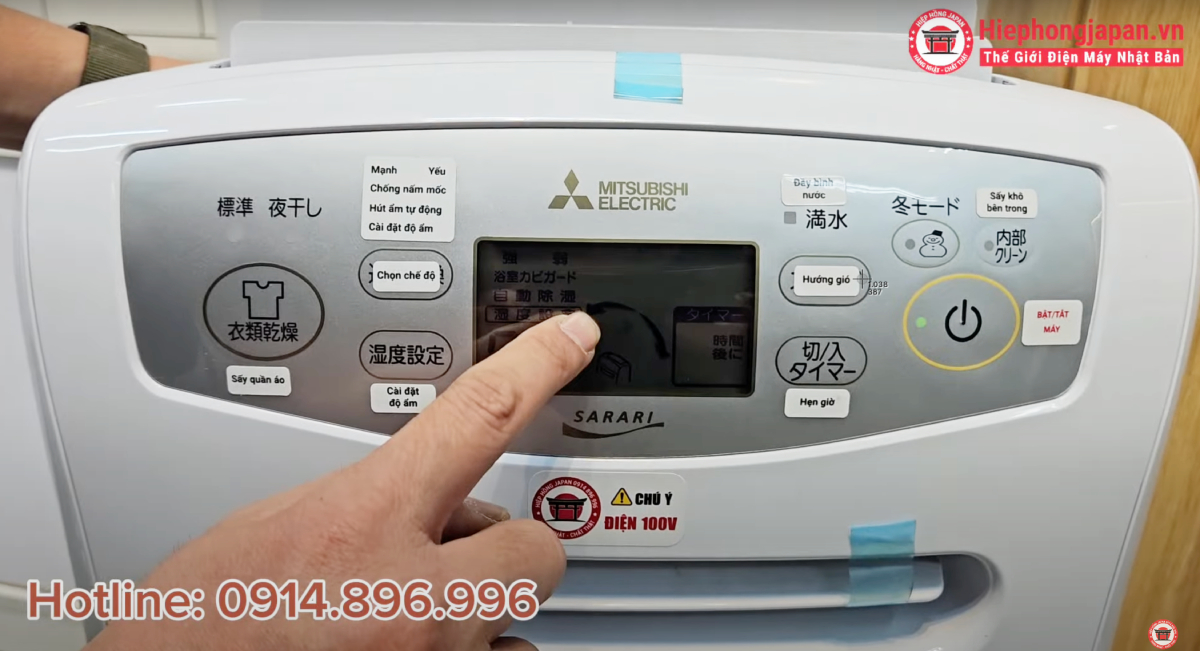 hdsd may hut am mitsubishi-mj-p180vx