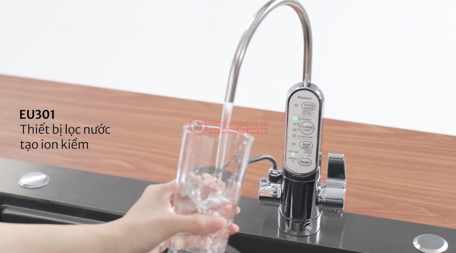 cách sử dụng thiết bị lọc nước Mitsubishi Cleansui EU301