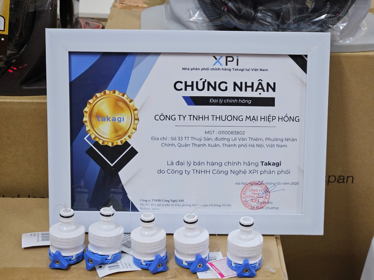 Hiệp Hồng Japan là đại lý chính thức của Takagi tại Việt Nam.
