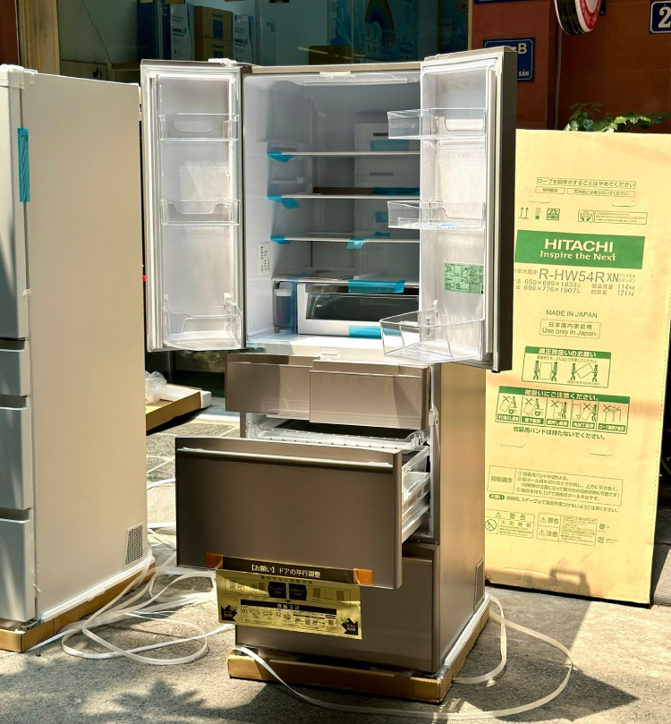 tu lanh Hitachi R-HW54R-XN hiephongjapan.vn