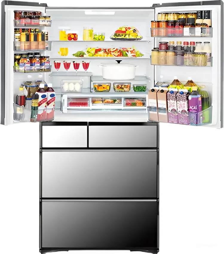 Hitachi R-WXC74V dung tich lon