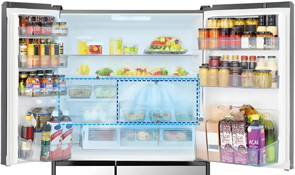 Hitachi R-WXC74V lam lanh nhanh