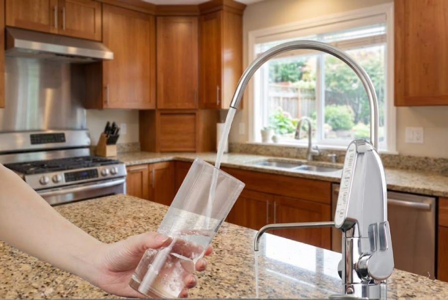 kiểm tra màu sắc của nước sau lọc