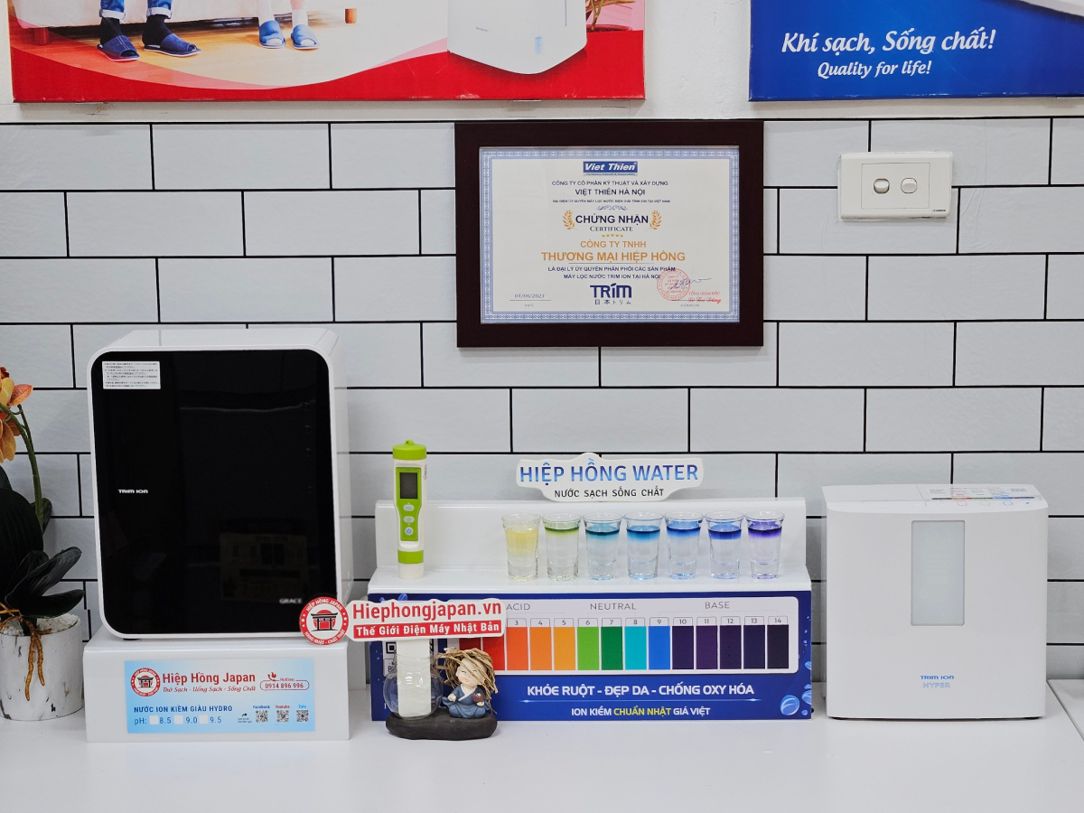 mua may loc nuoc Ion kiem tu Hiep Hong Japan