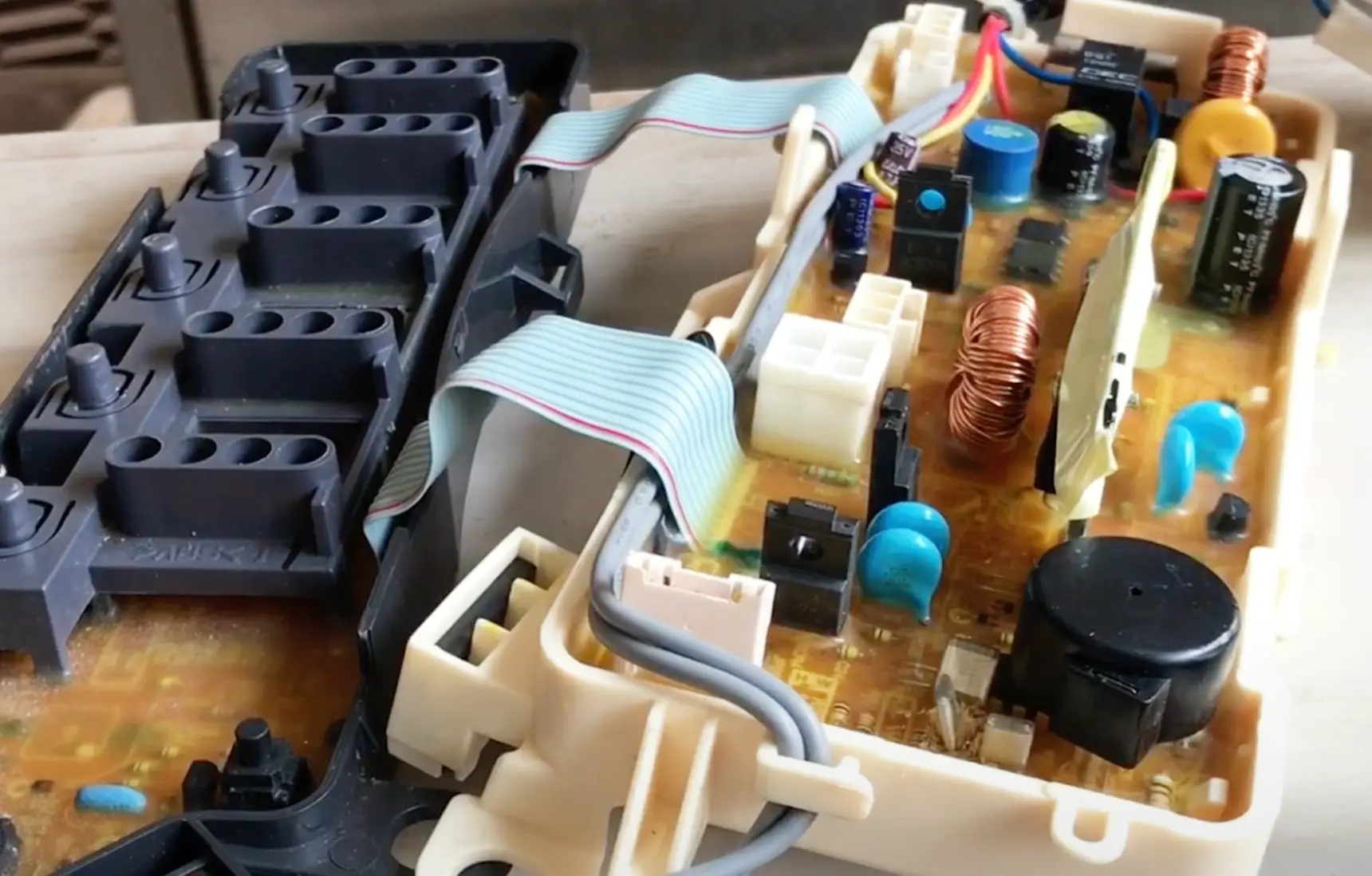 loi bo mach may giat Toshiba khong vat duoc