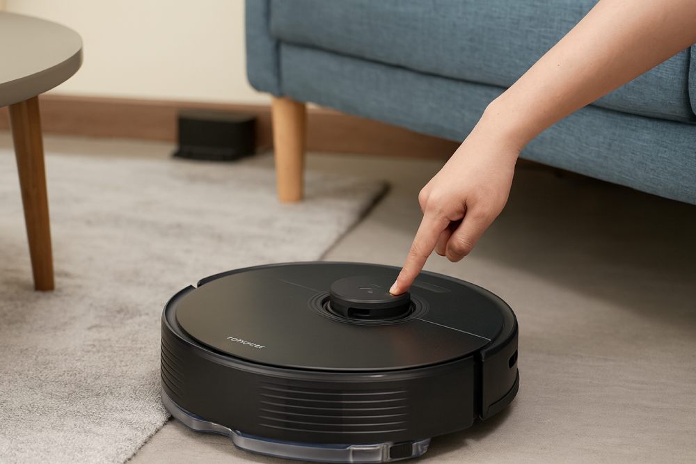 Lỗi Robot hút bụi lau nhà Roborock không lên nguồn