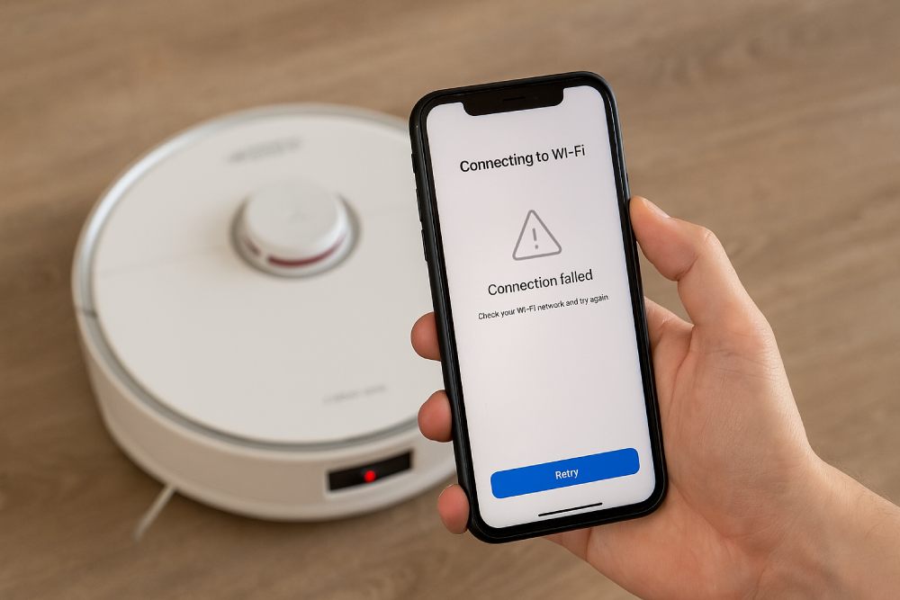 lỗi Robot không kết nối với ứng dụng