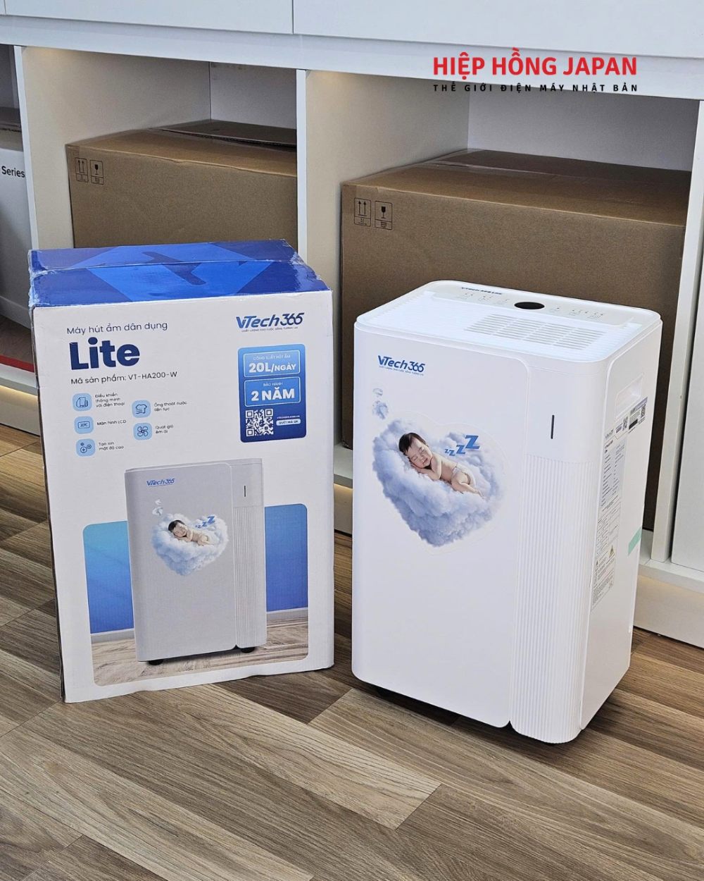 Cấu tạo và nguyên lý hoạt động của máy hút ẩm VTech365