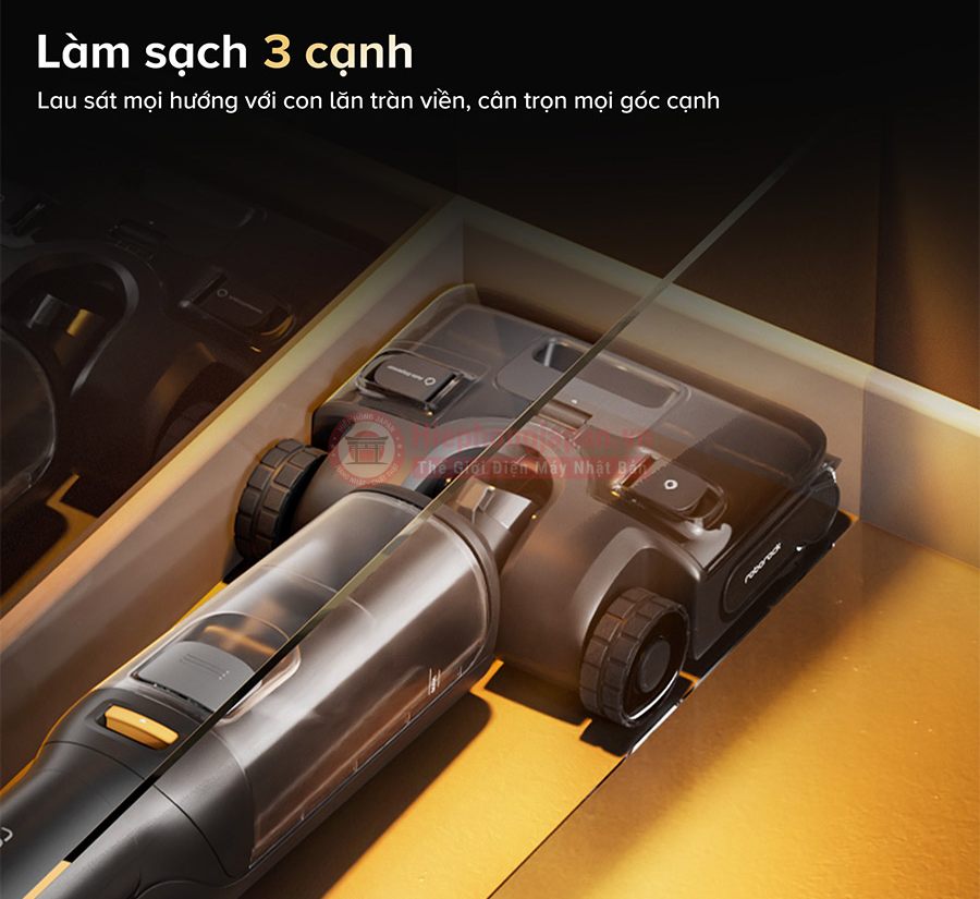 Con lăn tràn viền – Làm sạch sát cạnh 3 phía