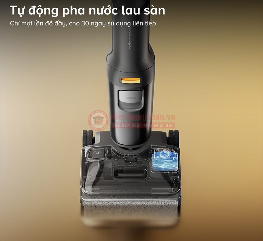 Tự động pha nước lau sàn – Tiết kiệm thời gian