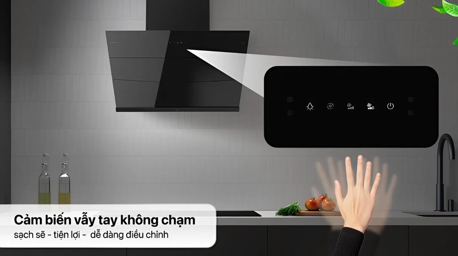 Điều khiển cảm ứng và cảm biến vẫy tay