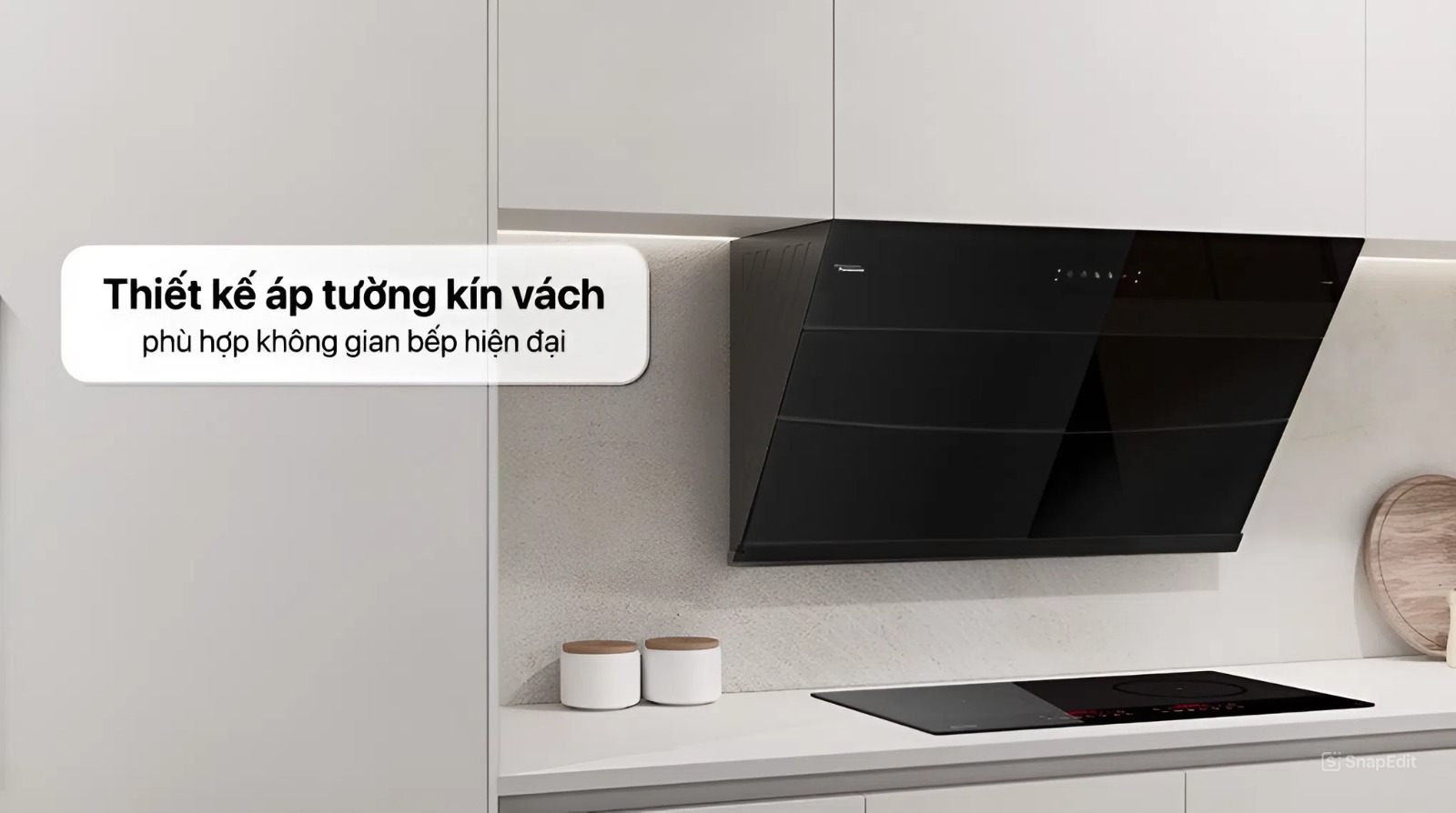 FV-VX9ABBYUE có Thiết kế kính vát sang trọng áp tường kín vách