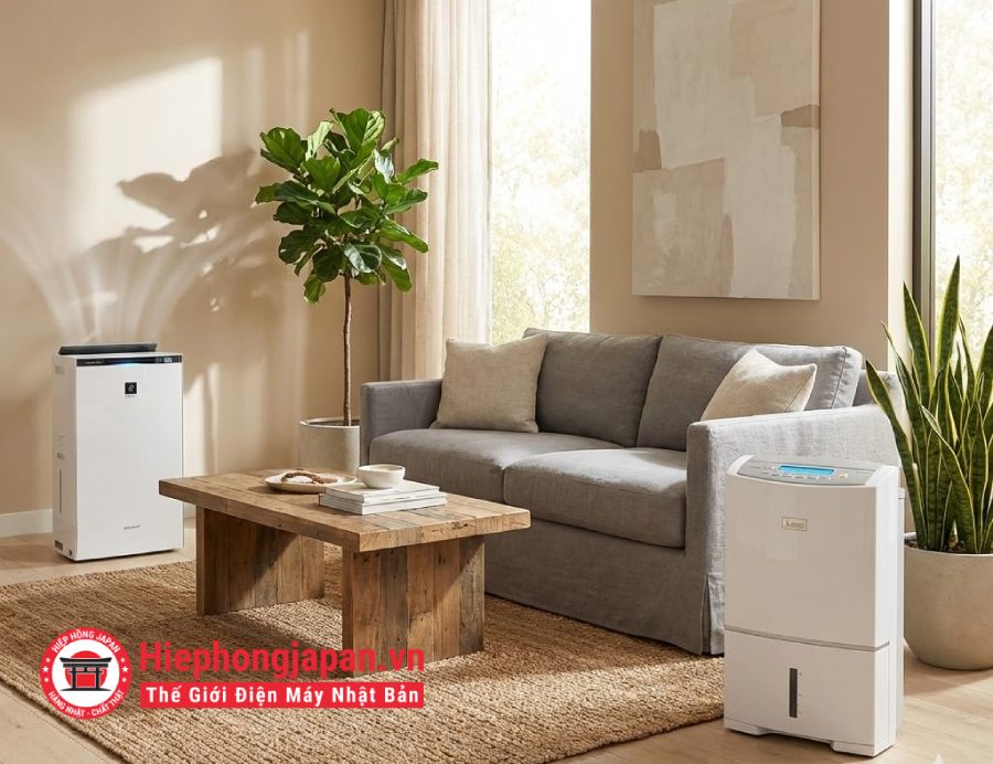 Có nên dùng đồng thời máy hút ẩm và máy lọc không khí?