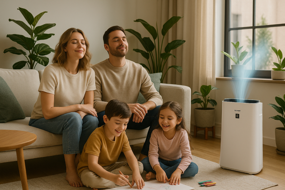 máy lọc không khí tạo ẩm Sharp KC-S50-W nội địa Nhật