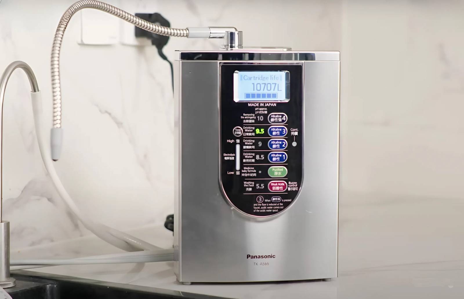 may loc nuoc panasonic loc kim loai nang