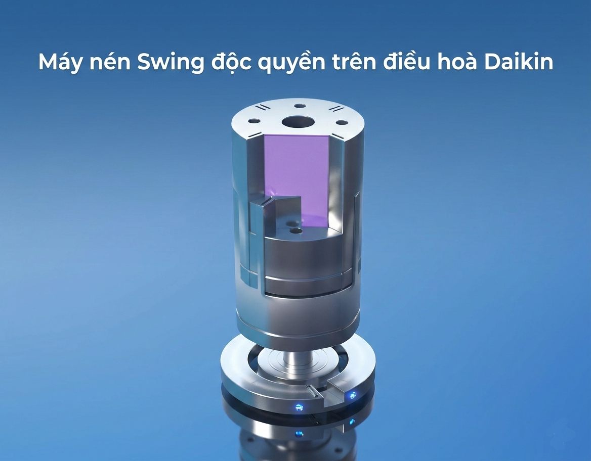 Máy nén Swing trên điều hoà Daikin là gì?