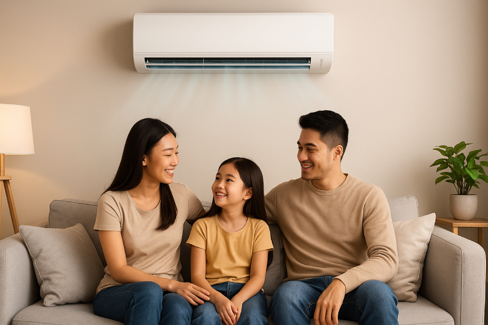 chọn chế độ phù hợp cho điều hoà