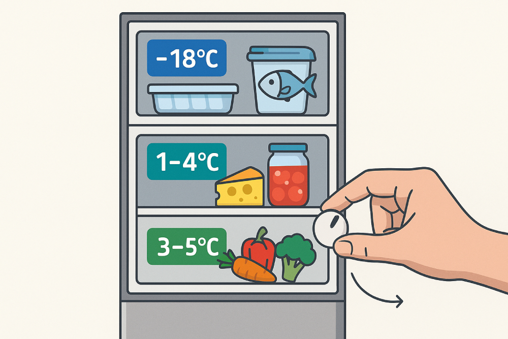 Nhiệt độ lý tưởng cho từng ngăn tủ lạnh: ngăn đông, ngăn mát và ngăn rau củ