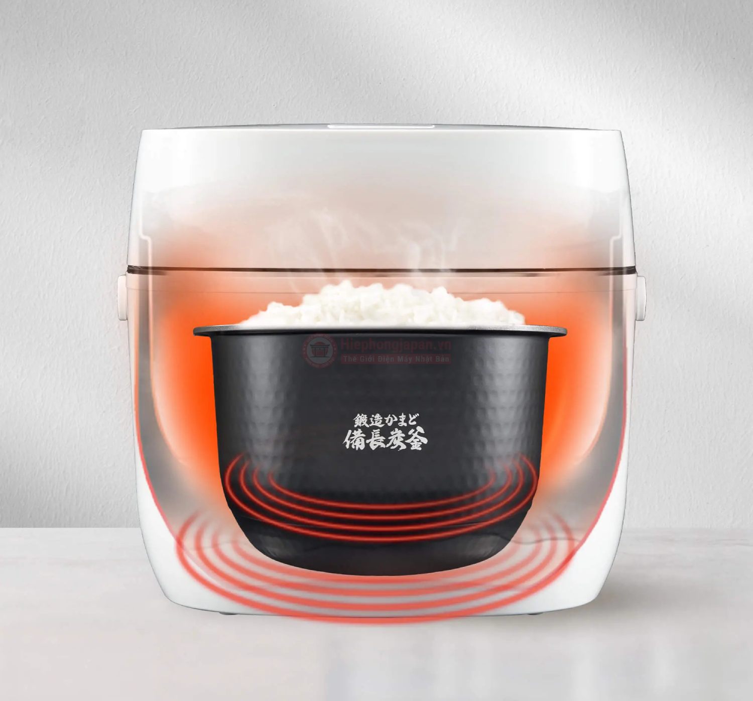 Nồi cơm Toshiba RC-18VXWVN có Công nghệ cao tần IH và Nhiệt 3D – Nghệ nhân ủ ấm tinh hoa