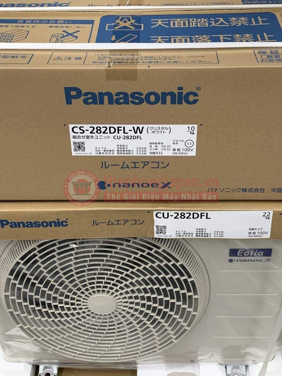 vo hop cua dieu hoa Panasonic CS 282DFL