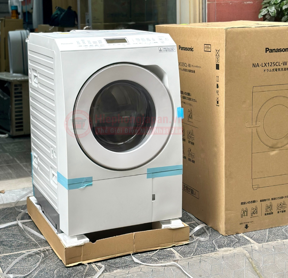 may giat say Panasonic NA-LX125CL-W hiep hong japan