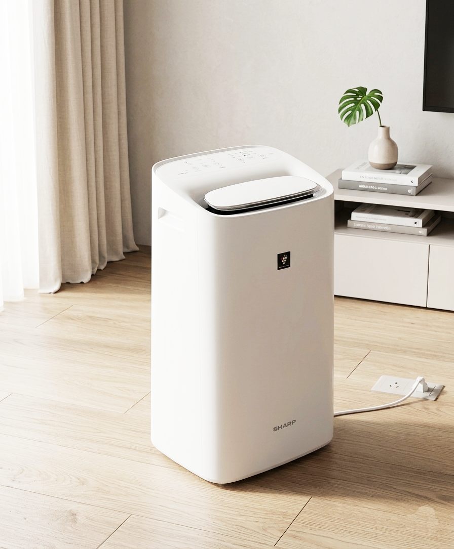 Sharp KI-PD50-W phù hợp cho phòng có diện tích 30m2