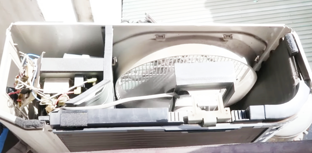 quat dan nong dieu hoa khong quay